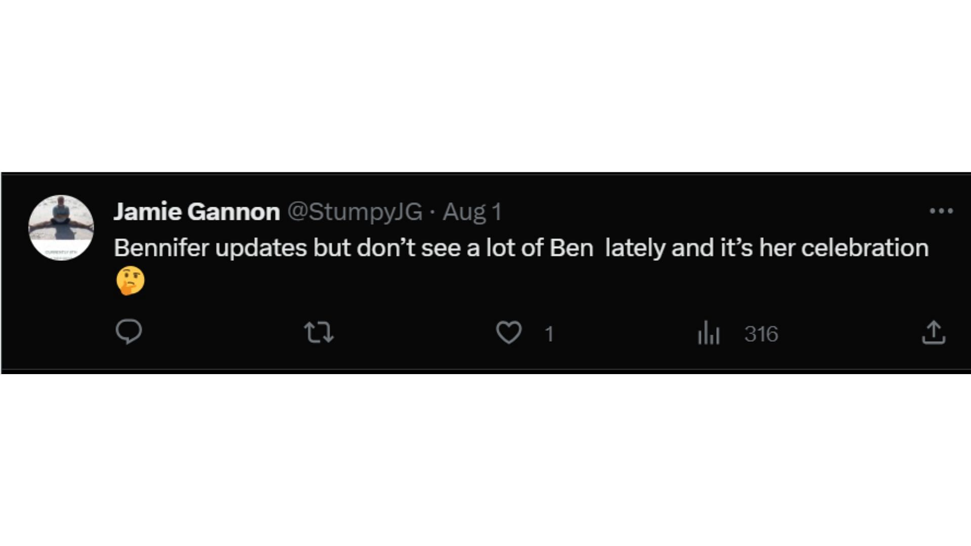 A fan's reaction